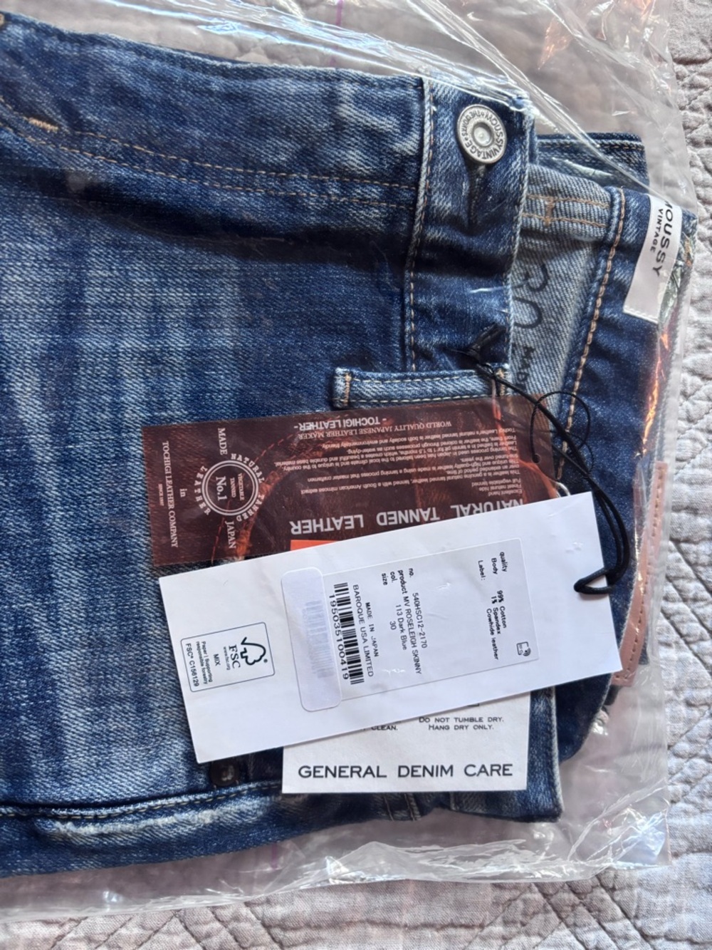 Moussy Faded Blue Skinny Jeans - Picture 10 of 11